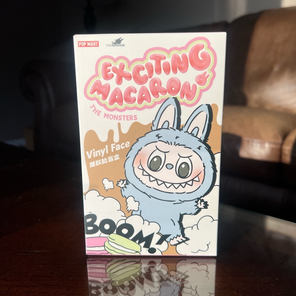 Pop Mart Exciting Macaron Vinyl Face Figure-Sesame Bean